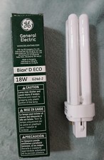 ge biax cecu 18w g24d-2 compact fluorescent lamp, new 2 pin f18bdx /835/eco