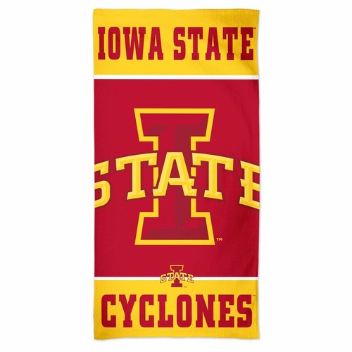 IOWA STATE CYCLONES 30"X60" SPECTRA BEACH TOWEL NEW WINCRAFT 🌪 - 第 1/1 張圖片