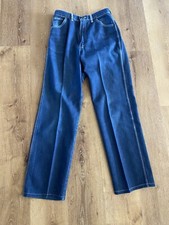 Wrangler No Fault High Waisted Mom Jeans Straight USA Sz 12 Vintage Top Stitch