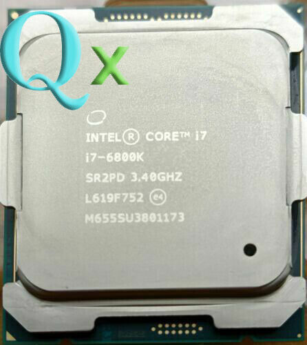 Intel Xeon i7-6800K CPU Processor LGA2011-3 3.4GHz Six-Core SR2PD - Picture 1 of 1