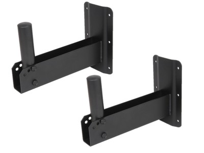 2 x QTX Sound 40 kg Zylinder verstellbar Wand PA Lautsprecher Halterung 129.093