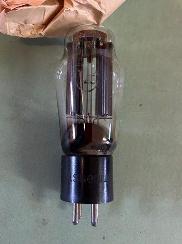 Visseaux 5Z3 engraved base, Black Plate, NOS, Perfect, Old box