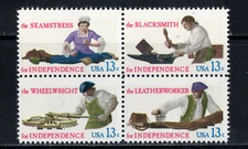 1717 - 1720 * SKILLED HANDS * U.S. Postage Stamps Block Of 4 MNH  