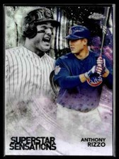 Anthony Rizzo 2018 Topps Chrome Superstar Sensations Refractors #SS9 SKUJA7719