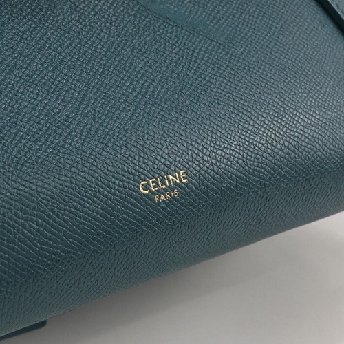 CELINE 18900 3ZVA Handtasche Nano Gürteltasche 2WAY Handtasche Leder Türkis Damen - Bild 6 von 10