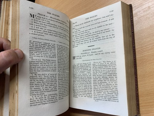 1824 The Book Of Common Prayer IN Two Bände 2.7kg Leder Bücher (EV3) - Picture 23 of 24
