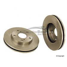 One New OPparts Disc Brake Rotor Front 40551150 4351233020 for Toyota Camry
