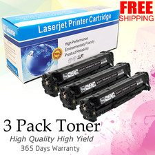 3 PK CRG131 Toner Black for Canon 131 6273B001AA ImageClass LBP7110Cw MF8280Cw