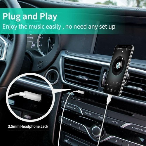 Cordon adaptateur voiture audio pour iPhone 7 8 X XR 11 12 13 Pro Max 8 broches à 3,5 mm AUX - Photo 11 sur 11