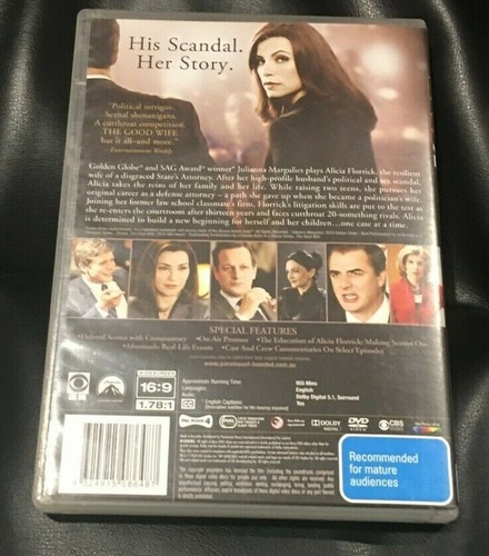 The Good Wife : Season 1 : (2010 : 6 Disc DVD Set) Very Good Condition) Region 4 - Picture 5 of 5