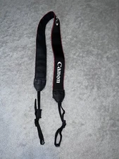Canon EOS Digital Black Red White Stitch Camera Neck Strap Only For SLR DSLR