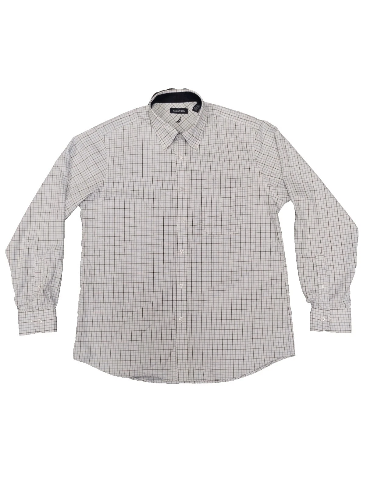Nautica Long Sleeve Dress Shirts for Men