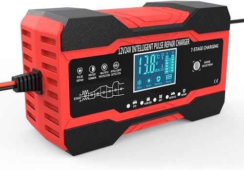 Battery Charger 10-Amp, 12V and 24V Smart Car Battery Charger AU Plug,Trickle C - Picture 7 of 7