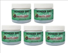 5 Pack of Wonder Gro Jamaican Black Castor Oil Edge Gel 2.4 Ounce