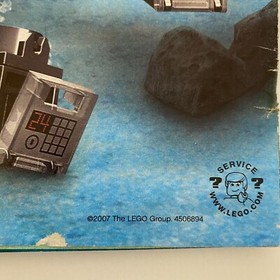 LEGO 7776 Aqua Raiders Shipwreck INSTRUCTION BOOKLET ONLY No Bricks Box