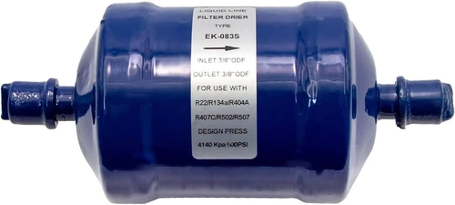 Liquid Line Filter Drier Refrigerant Filter Drier 3/8 Sweat EK-083S for Heat Pum