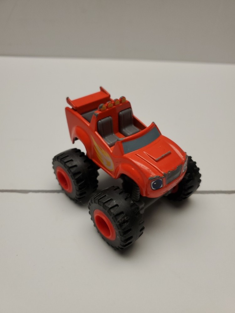 Racing Flag Blaze And The Monster Machines Diecast Toy Truck