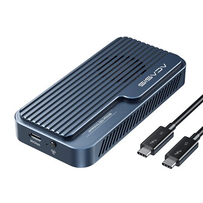 ACASIS 80Gbps M.2 NVMe SSD Enclosure, with Cooling Fan, Compatible