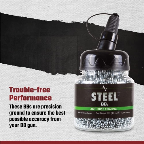 Air Venturi Steel BBS, 177 Cal, 5.1 Grains, Zinc-Plated, 2,500ct - Picture 4 of 4