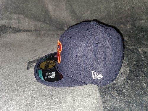 NEW ERA 59 FIFTY 5950 NFL CHICAGO BEARS ONFIELD B MENS FITTED HAT BLUE SZ 7 NEW - Picture 4 of 8