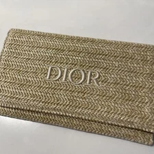Dior clutch bag linen novelty summer 2023 Bag only -New from Japan