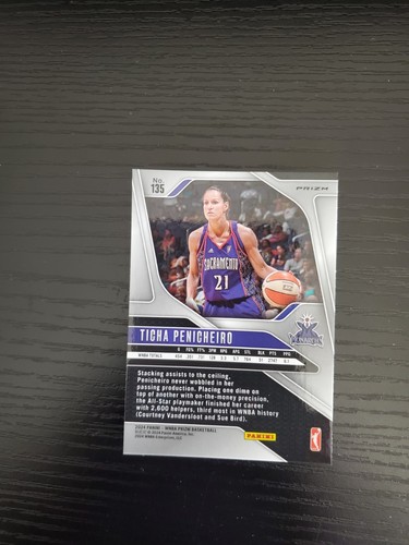 Ticha Penicheiro - 2024 Panini Prizm WNBA #135 - VELOCIDAD AZUL - Imagen 2 de 2