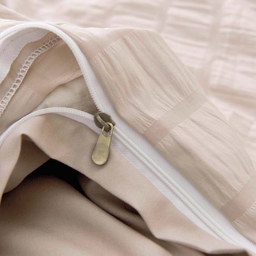 3Piece Bedding Set Queen King SEERSUCKER Duvet Cover Soft Microfiber Quilt Cover - Picture 30 of 31