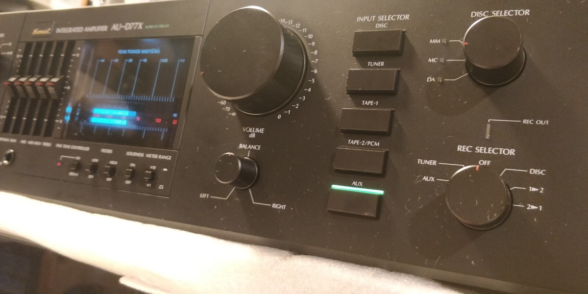 Sansui AU-D77X Stereo Integrated Amplifier (1983-84) | eBay
