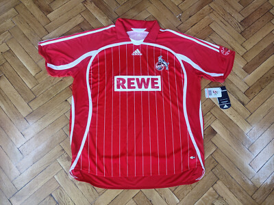Cologne Soccer Jersey Football Germany Shirt Adidas Koln Trikot  XXL   2007-2008