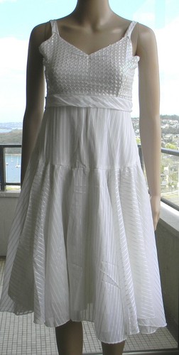 VINTAGE Princess Glamour 1980s Original Showgirl Party Dress - Picture 4 of 10