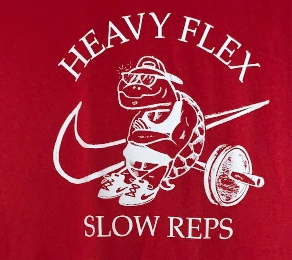 heavy flex slow reps nike shirt