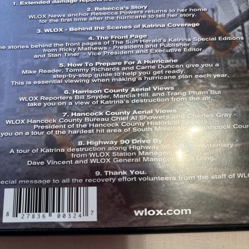 Katrina South Mississippi's Story DVD - ACCEPTABLE - Picture 7 of 10