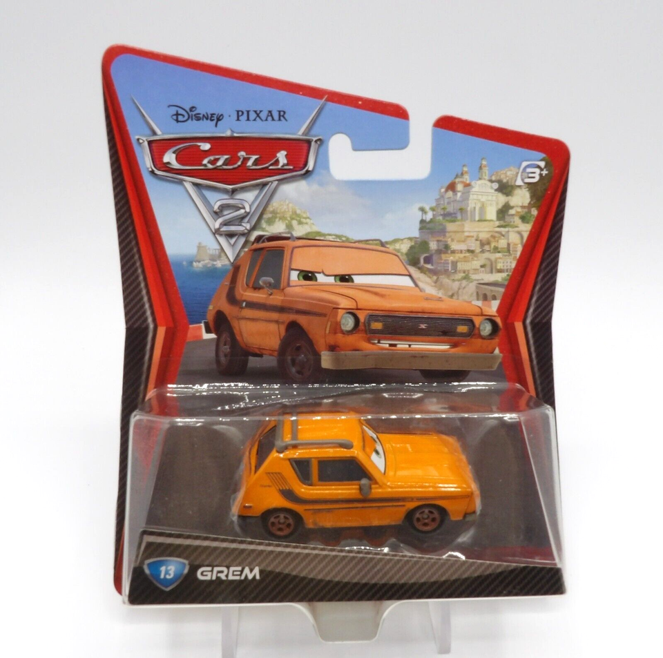 DISNEY PIXAR CARS 2 MAIN SERIES #13 GREM DIE CAST CAR MATTEL ...