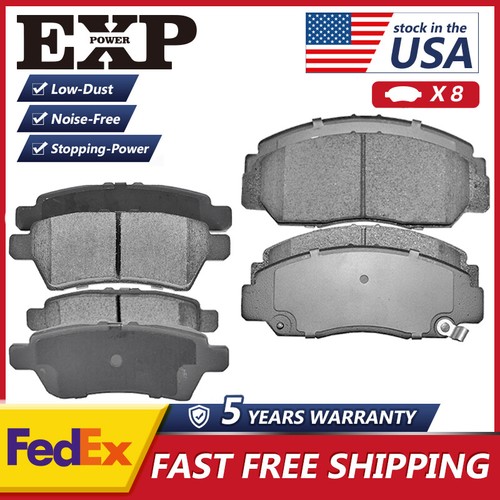 FRONT REAR CERAMIC BRAKE PADS FOR NISSAN 350Z ALTIMA JUKE SENTRA