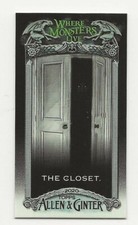 2020 Topps Allen & Ginter THE CLOSET Where Monsters Live Mini Insert #MWML-3
