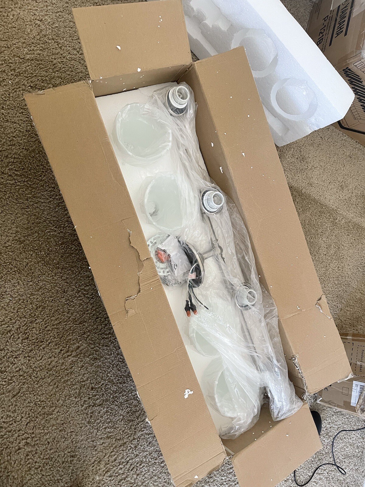 Moen YB2264BN Brantford 4Light DualMount Bathroom Vanity Fixture