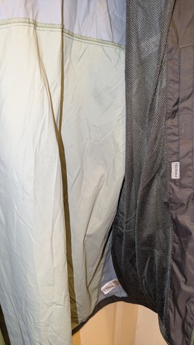Packable Columbia Men's Jacket Green/Gray With Hood Size XXL - Picture 4 of 8