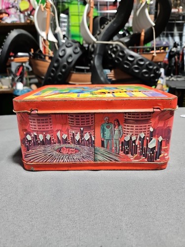 1978 Superman DC Aladdin Collectible Metal Lunchbox with Thermos. Free Shipping. - Picture 6 of 15