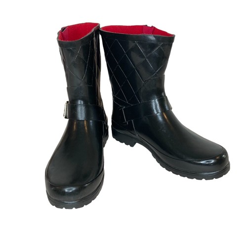 Sperry Black Nellie Lou Quilted Rain 