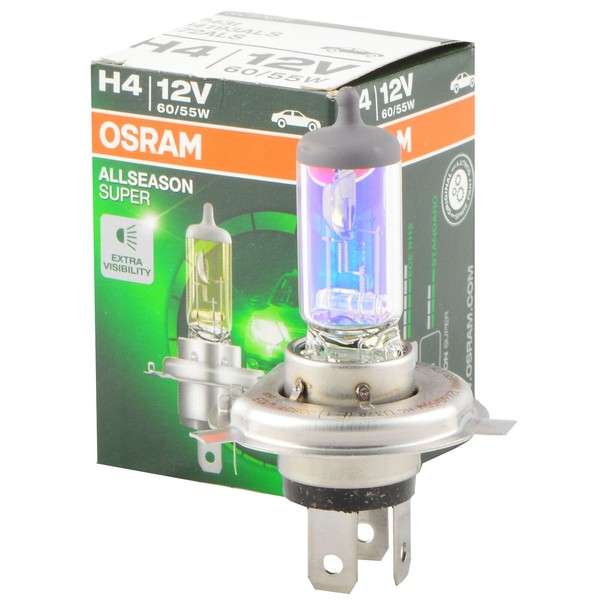 Osram 64193ALS P43T GlüHlampe GlüHbirne Autolampen H4 12V 60/55W Allseason-image