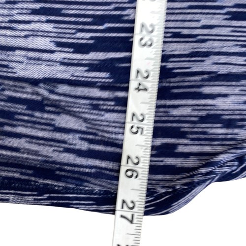 Top tejido Ambiance para mujer azul plateado a rayas talla 1XL manga larga escote redondo - Imagen 12 de 12