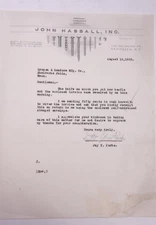 1927 Lamson Goodnow John Hassall Inc NYC Nails Screws Rivets Pins Ephemera L944H