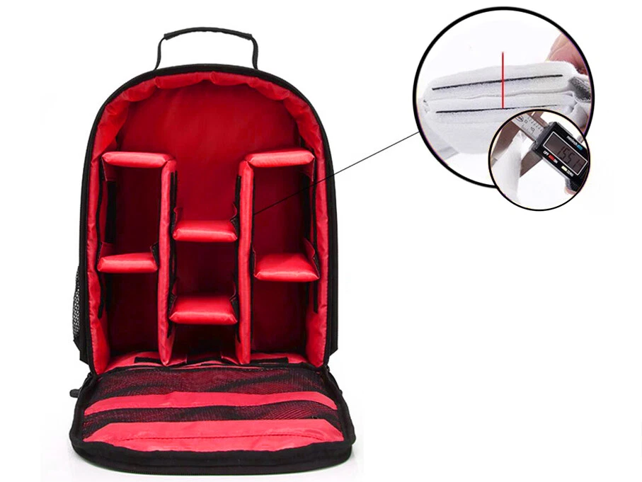 Waterproof Shockproof Bag Backpack for Canon EOS Sony Nikon DSLR Digital Camera - Image 2 of 4