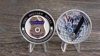 Federal Air Marshal Service FAM FAMS Five Million Miles Challenge Coin #17