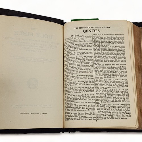The Holy Bible Red Letter Edition plus Ephemera Black Hardcover Printed in USA - Foto 9 di 21