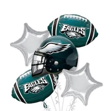 Philadelphia Eagles NFL Anagram Balloon Bouquet Birthday Decoration Football