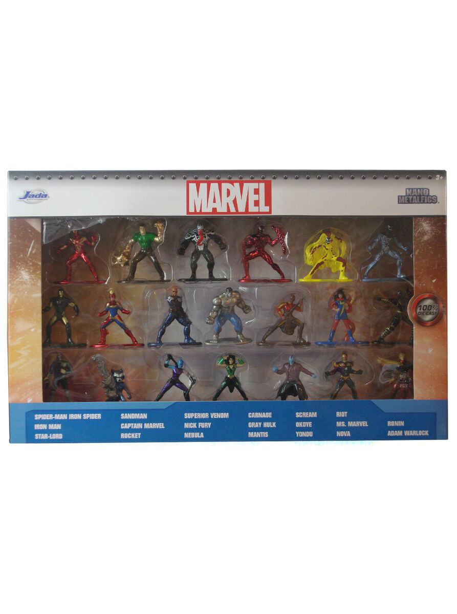 Jada Nano Metalfigs Marvel Comics 20-Pack Spider-Man Hulk Jada Nano Metalfigs Marvel Comics 20-Pack Spider-Man Hulk