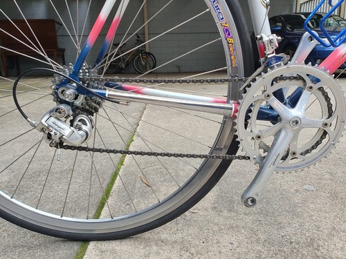 vintage bike olmo Columbus slx steel wheel ambrosio Futura high profile - Picture 3 of 4