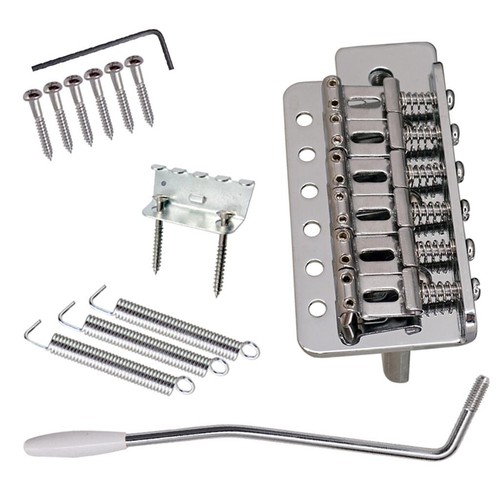 Tremolo Bridge Kit vintage Stratocaster style - Chrome, Black or Gold - Picture 4 of 9