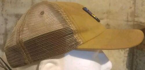 Outdoor Research Snapback Trucker Hat Mesh Back Cap Advocate Stripe Patch Tan - Picture 5 of 15